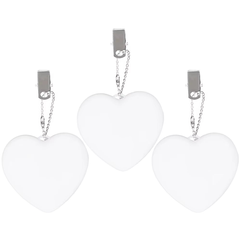 1/2/3PCS Christmas LED Handbag Purse Bag Light Sensor Touch Activated Heart Night Light Bed Lamp Best Gift for Women Girl Friend