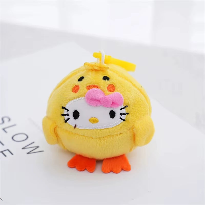 Malta Peixe Chaveiro Cartoon  Plush Cinnamoroll De Plush Em Hakkaii Bag Decor Kid Girl